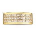кольцо. Желтое  Золото 750. Бриллиант.  арт. 00406 от производителя Русские Самоцветы в Омске