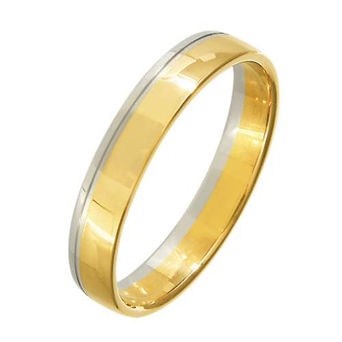 кольцо. Комбинированное  Золото 585.  арт. 440-000-323 от производителя Примосса в Омске