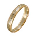 кольцо. Комбинированное  Золото 585.  арт. 450-000-738 от производителя Примосса в Омске