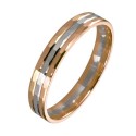 кольцо. Комбинированное  Золото 585.  арт. 450-000-912 от производителя Примосса в Омске