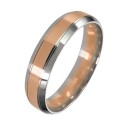 кольцо. Комбинированное  Золото 585.  арт. 480-000-415 от производителя Примосса в Омске