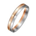 кольцо. Комбинированное  Золото 585.  арт. 01-3577-00-000-1111-39 от производителя Платина в Омске