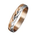 кольцо. Комбинированное  Золото 585.  арт. 01-4828-00-000-1111-39 от производителя Платина в Омске