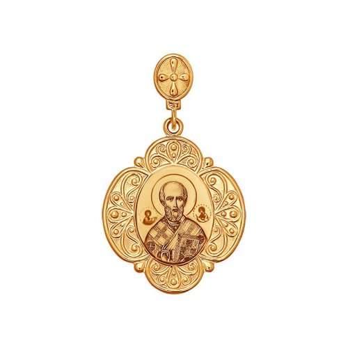 подвеска. Красное  Золото 585.  арт. 101661 от производителя Соколов в Омске