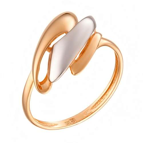 кольцо. Комбинированное  Золото 585.  арт. 01-104942 от производителя Санис в Омске